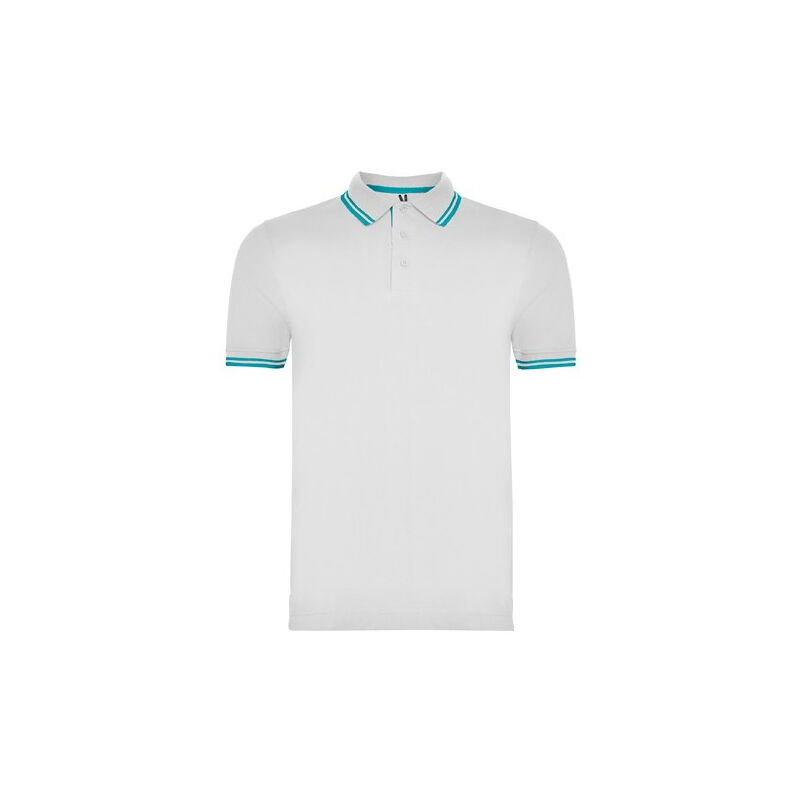 Polo de manga corta, cuello con tapeta MONTREAL PO6629 | L - Blanco/Turquesa
Polo de manga corta, cuello con tapeta MONTREAL PO6629 | L - Blanco/Turquesa