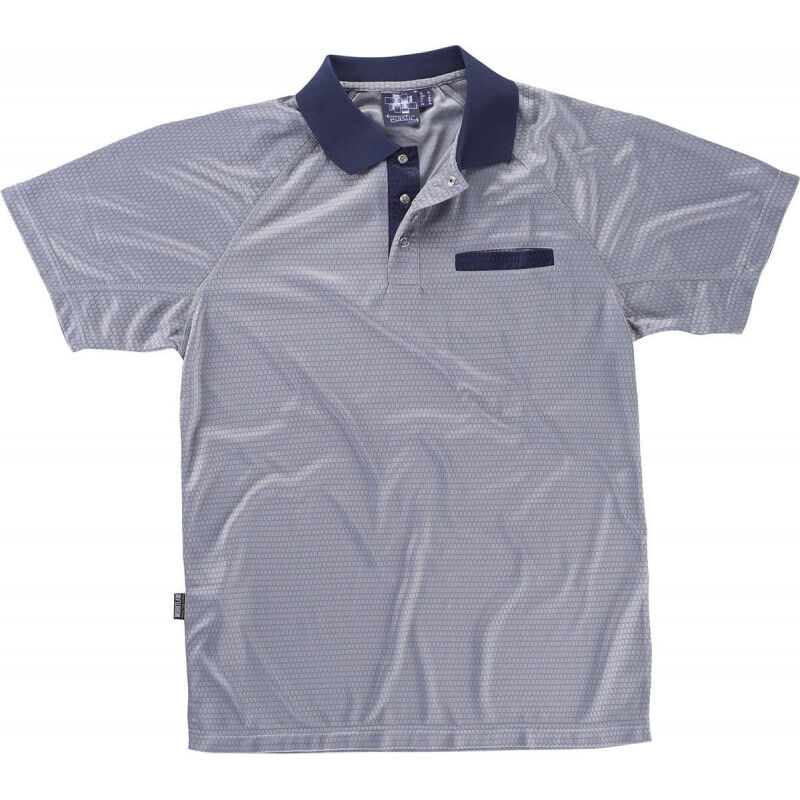 Polo combinado de manga corta en tejido técnico Sport S6530 | 3XL - Gris claro / Azul marino - Workteam
Polo combinado de manga corta en tejido técnico Sport S6530 | 3XL - Gris claro / Azul marino - Workteam