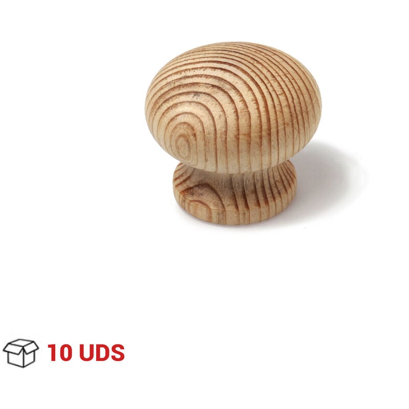 10 Pomos Tiradores en Pino Crudo | Restaurar Muebles, Proyectos DIY y Bricolaje | Sistema de Fijación Atornillado | Incluye Tornillos M4 | Madera
10 Pomos Tiradores en Pino Crudo | Restaurar Muebles, Proyectos DIY y Bricolaje | Sistema de Fijación Atornillado | Incluye Tornillos M4 | Madera