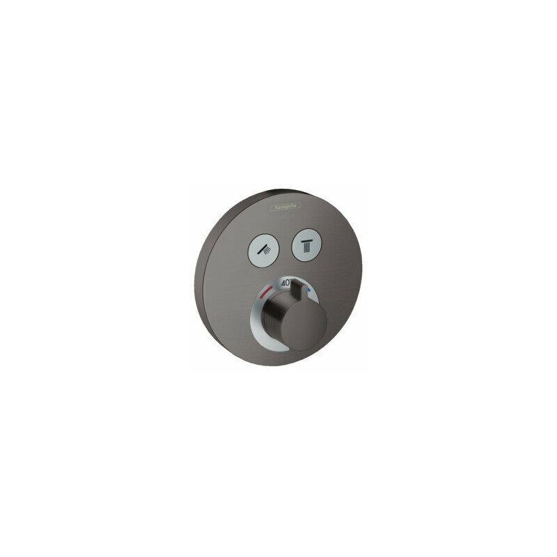 Hansgrohe - Poner fin. Termostato ShowerSelect S para instalación empotrada 2 funciones, cromo negro cepillado
Hansgrohe - Poner fin. Termostato ShowerSelect S para instalación empotrada 2 funciones, cromo negro cepillado