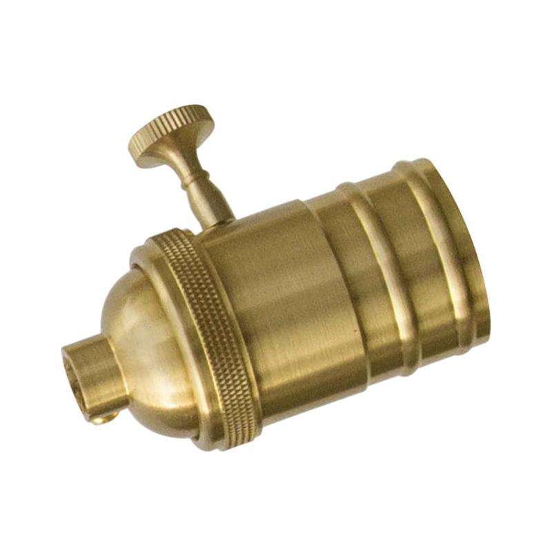 Portalámparas decorativo vintage metálico con interruptor E27 100W 38x70mm. (F-Bright 1201041)
Portalámparas decorativo vintage metálico con interruptor E27 100W 38x70mm. (F-Bright 1201041)
