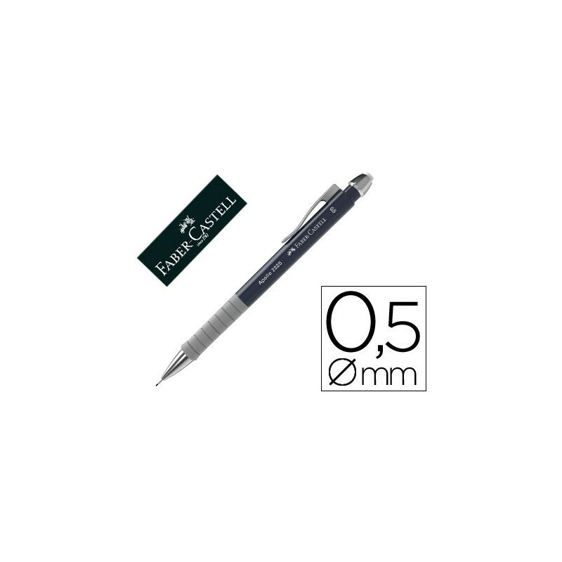Portaminas faber castell 0.5 mm apollo retractil color azul oscuro (pack de 5 uds.)
Portaminas faber castell 0.5 mm apollo retractil color azul oscuro (pack de 5 uds.)
