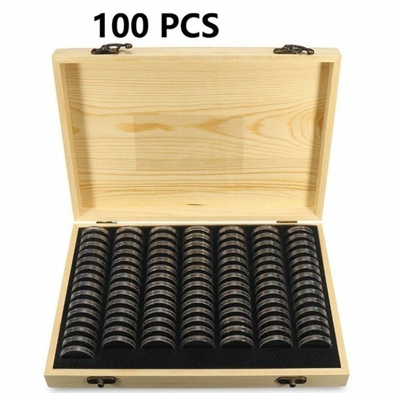 Portamonedas de madera de pino Caja de almacenamiento de monedas de madera para monedas conmemorativas coleccionables con capacidad para 20
Portamonedas de madera de pino Caja de almacenamiento de monedas de madera para monedas conmemorativas coleccionables con capacidad para 20
