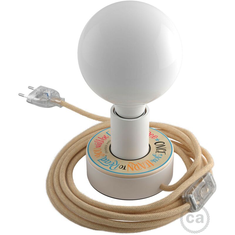 Creative Cables - Posaluce MINI-UFO en madera doble cara Pemberley Pond, con cable textil, interruptor y enchufe de 2 polos | Con bombilla - DOUGLASS
Creative Cables - Posaluce MINI-UFO en madera doble cara Pemberley Pond, con cable textil, interruptor y enchufe de 2 polos | Con bombilla - DOUGLASS