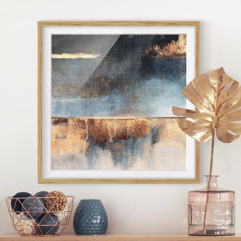 Póster enmarcado - Estratto Lakeshore In Oro Dimensión LxA: 20cm x 20cm, Marco: Roble
Póster enmarcado - Estratto Lakeshore In Oro Dimensión LxA: 20cm x 20cm, Marco: Roble