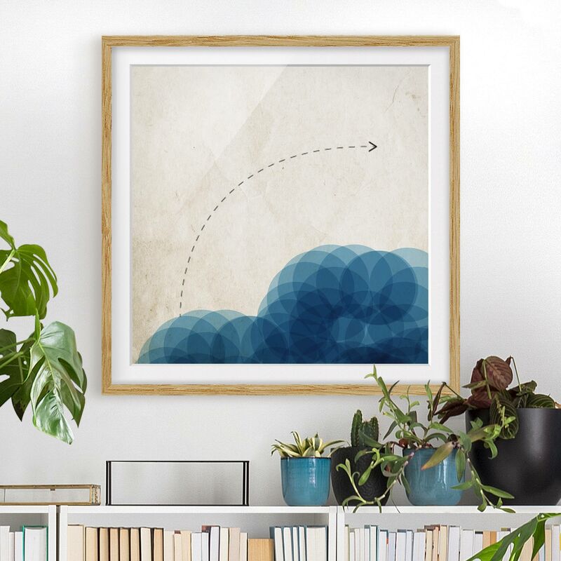 Póster enmarcado - Forme astratte - Cerchi blu Dimensión LxA: 70cm x 70cm, Marco: Roble
Póster enmarcado - Forme astratte - Cerchi blu Dimensión LxA: 70cm x 70cm, Marco: Roble