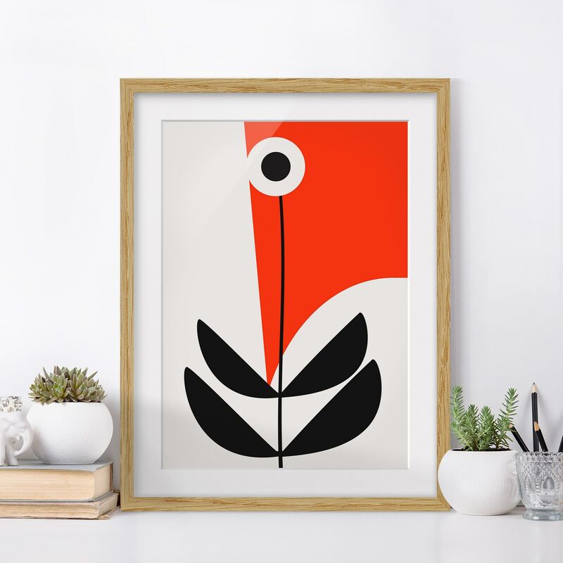 Póster enmarcado - Forme astratte - fiore in rosso Dimensión LxA: 100cm x 70cm, Marco: Roble
Póster enmarcado - Forme astratte - fiore in rosso Dimensión LxA: 100cm x 70cm, Marco: Roble