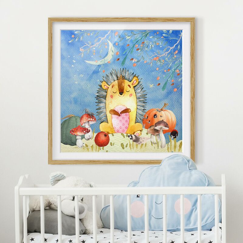 Póster enmarcado - Acquerello Hedgehog In autunno Dimensión LxA: 30cm x 30cm, Marco: Roble
Póster enmarcado - Acquerello Hedgehog In autunno Dimensión LxA: 30cm x 30cm, Marco: Roble