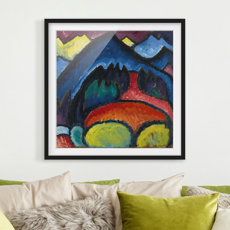 Póster enmarcado - Alexej Von Jawlensky - Oberstdorf Dimensión LxA: 30cm x 30cm, Marco: Negro
Póster enmarcado - Alexej Von Jawlensky - Oberstdorf Dimensión LxA: 30cm x 30cm, Marco: Negro