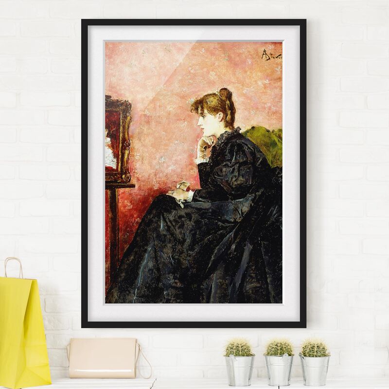 Póster enmarcado - Alfred Stevens - Lady In Black Dimensión LxA: 40cm x 30cm, Marco: Negro
Póster enmarcado - Alfred Stevens - Lady In Black Dimensión LxA: 40cm x 30cm, Marco: Negro