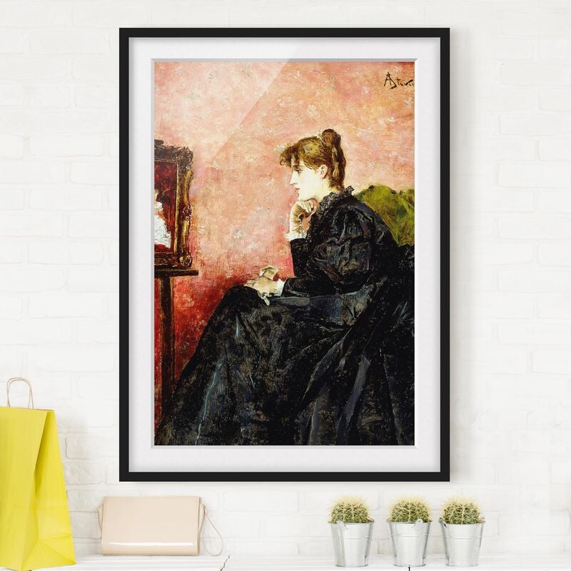 Póster enmarcado - Alfred Stevens - Lady In Black Dimensión LxA: 100cm x 70cm, Marco: Negro
Póster enmarcado - Alfred Stevens - Lady In Black Dimensión LxA: 100cm x 70cm, Marco: Negro