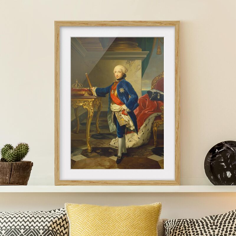 Póster enmarcado - Anton Raphael Mengs - Ferdinand Iv King Of Naples Dimensión LxA: 55cm x 40cm, Marco: Roble
Póster enmarcado - Anton Raphael Mengs - Ferdinand Iv King Of Naples Dimensión LxA: 55cm x 40cm, Marco: Roble