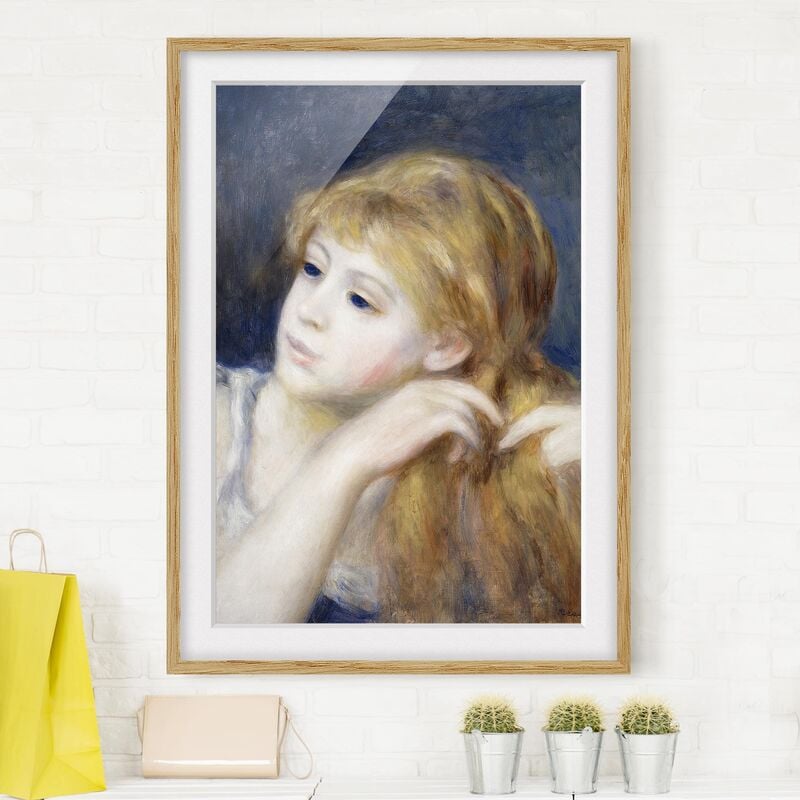 Póster enmarcado - Auguste Renoir - Head Of A Young Woman Dimensión LxA: 40cm x 30cm, Marco: Roble
Póster enmarcado - Auguste Renoir - Head Of A Young Woman Dimensión LxA: 40cm x 30cm, Marco: Roble