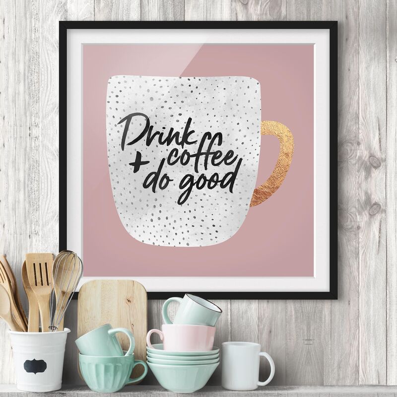 Póster enmarcado - Bere caffè, fare del bene - Bianco Dimensión LxA: 30cm x 30cm, Marco: Negro
Póster enmarcado - Bere caffè, fare del bene - Bianco Dimensión LxA: 30cm x 30cm, Marco: Negro