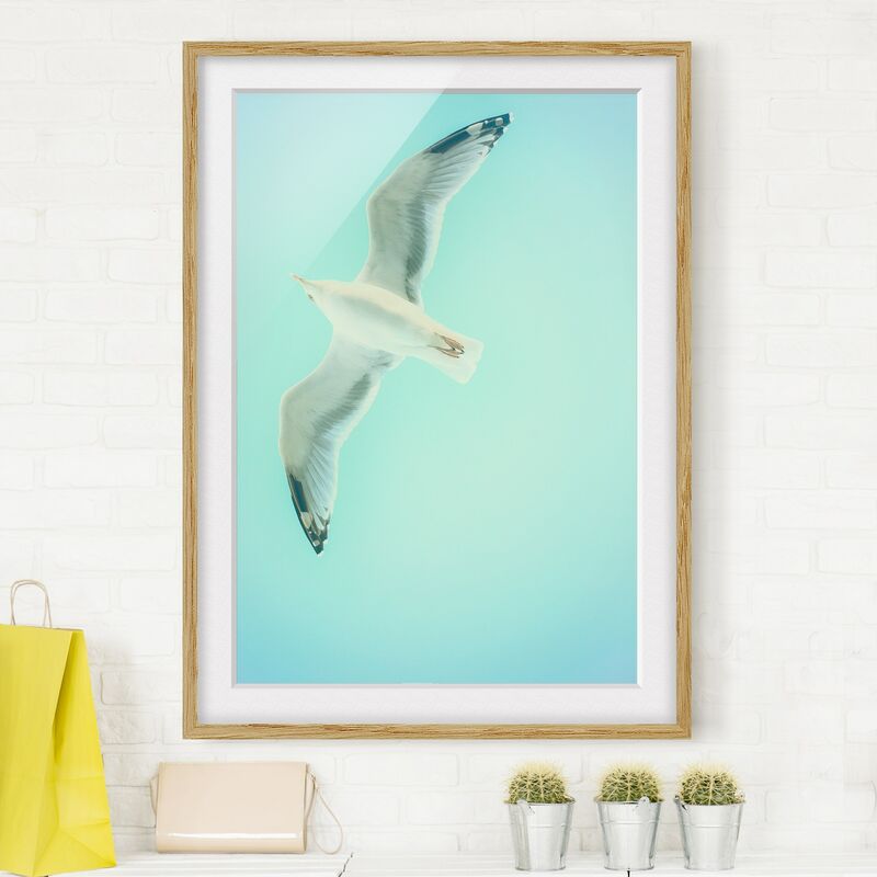 Póster enmarcado - Cielo Blu Con Gabbiano Dimensión LxA: 24cm x 18cm, Marco: Roble
Póster enmarcado - Cielo Blu Con Gabbiano Dimensión LxA: 24cm x 18cm, Marco: Roble