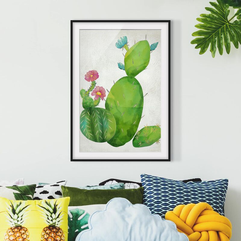 Póster enmarcado - Famiglia Di Cactus Turchese Rosa Dimensión LxA: 24cm x 18cm, Marco: Negro
Póster enmarcado - Famiglia Di Cactus Turchese Rosa Dimensión LxA: 24cm x 18cm, Marco: Negro