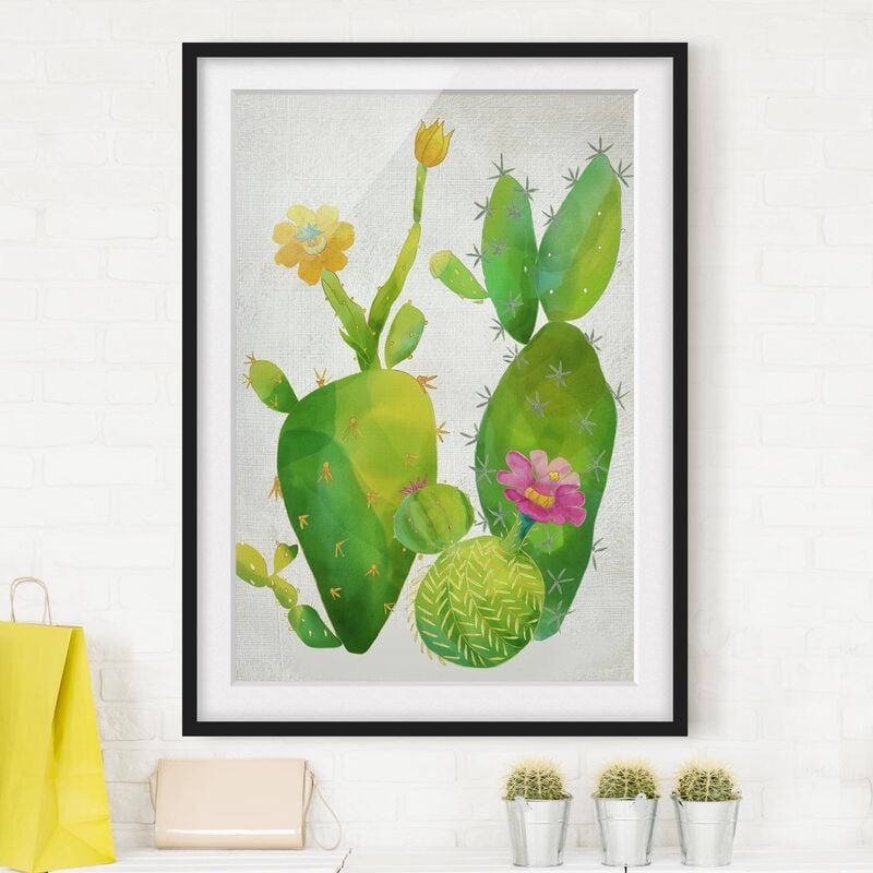 Póster enmarcado - Famiglia Di Cactus, Rosa, Giallo Dimensión LxA: 40cm x 30cm, Marco: Negro
Póster enmarcado - Famiglia Di Cactus, Rosa, Giallo Dimensión LxA: 40cm x 30cm, Marco: Negro
