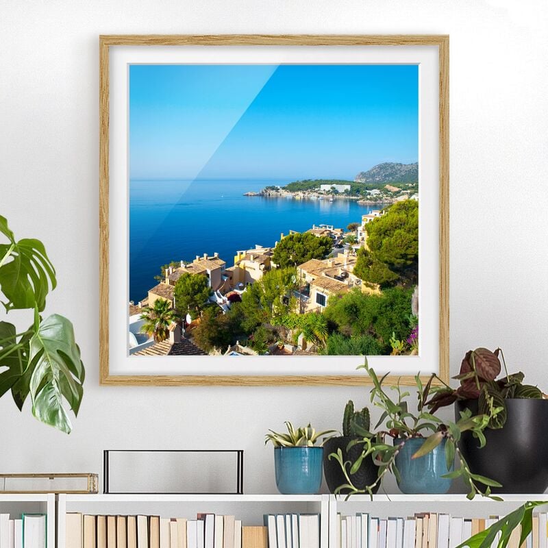 Póster enmarcado - Cala Fornells In Majorca Dimensión LxA: 30cm x 30cm, Marco: Roble
Póster enmarcado - Cala Fornells In Majorca Dimensión LxA: 30cm x 30cm, Marco: Roble
