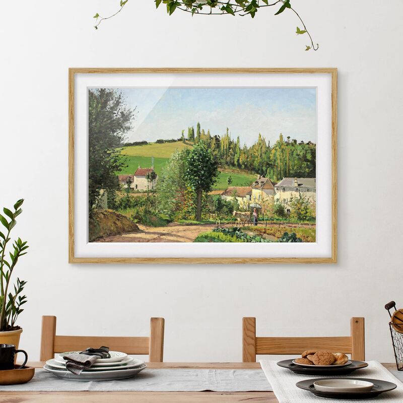 Póster enmarcado - Camille Pissarro - Small Village Dimensión LxA: 50cm x 70cm, Marco: Roble
Póster enmarcado - Camille Pissarro - Small Village Dimensión LxA: 50cm x 70cm, Marco: Roble
