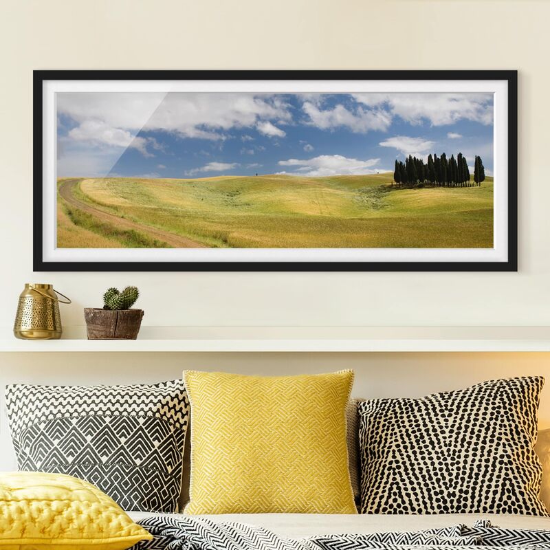 Póster enmarcado - Cipressi In Toscana Dimensión LxA: 20cm x 50cm, Marco: Negro
Póster enmarcado - Cipressi In Toscana Dimensión LxA: 20cm x 50cm, Marco: Negro