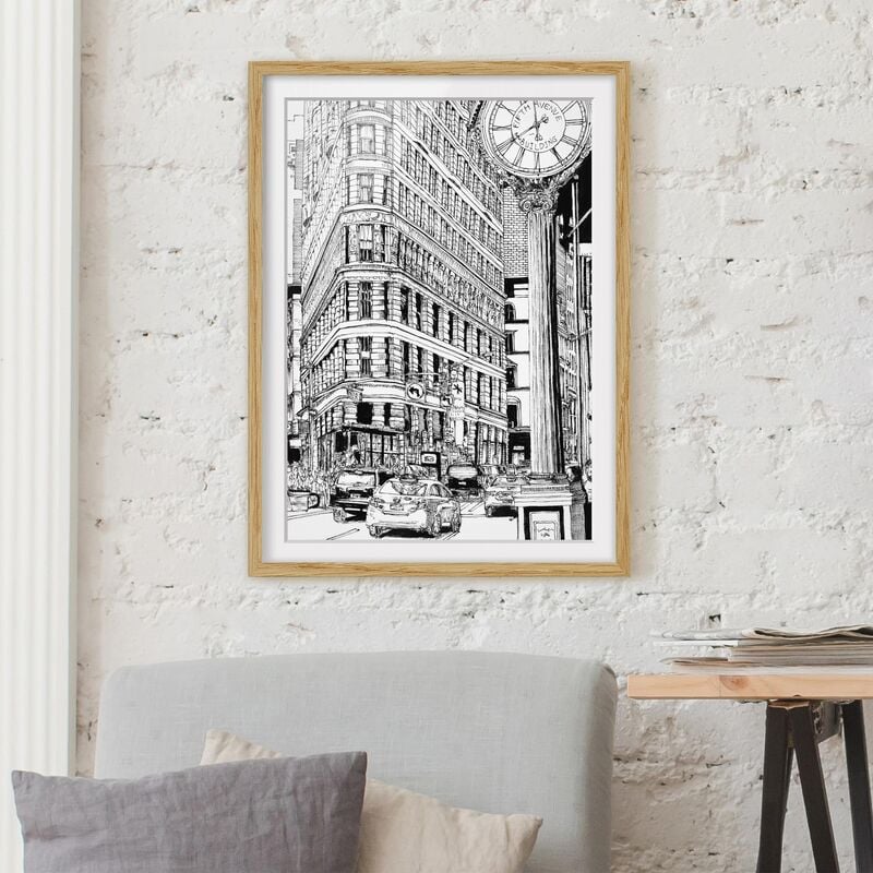 Póster enmarcado - Città Studi - Flatiron Buidling Dimensión LxA: 100cm x 70cm, Marco: Roble
Póster enmarcado - Città Studi - Flatiron Buidling Dimensión LxA: 100cm x 70cm, Marco: Roble