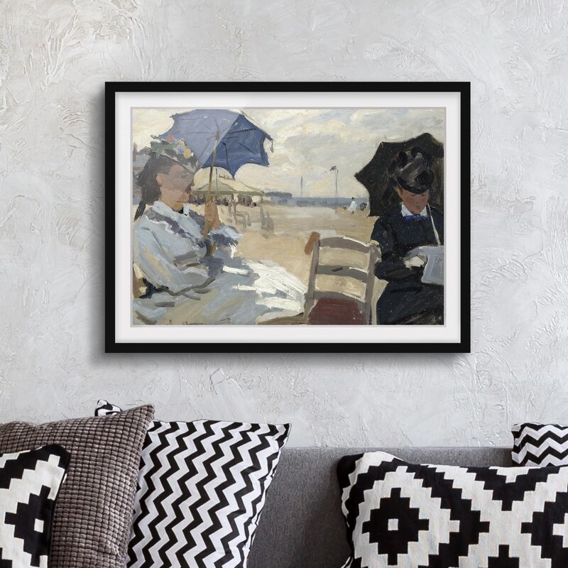 Póster enmarcado - Claude Monet - Beach At Trouville Dimensión LxA: 70cm x 100cm, Marco: Negro
Póster enmarcado - Claude Monet - Beach At Trouville Dimensión LxA: 70cm x 100cm, Marco: Negro