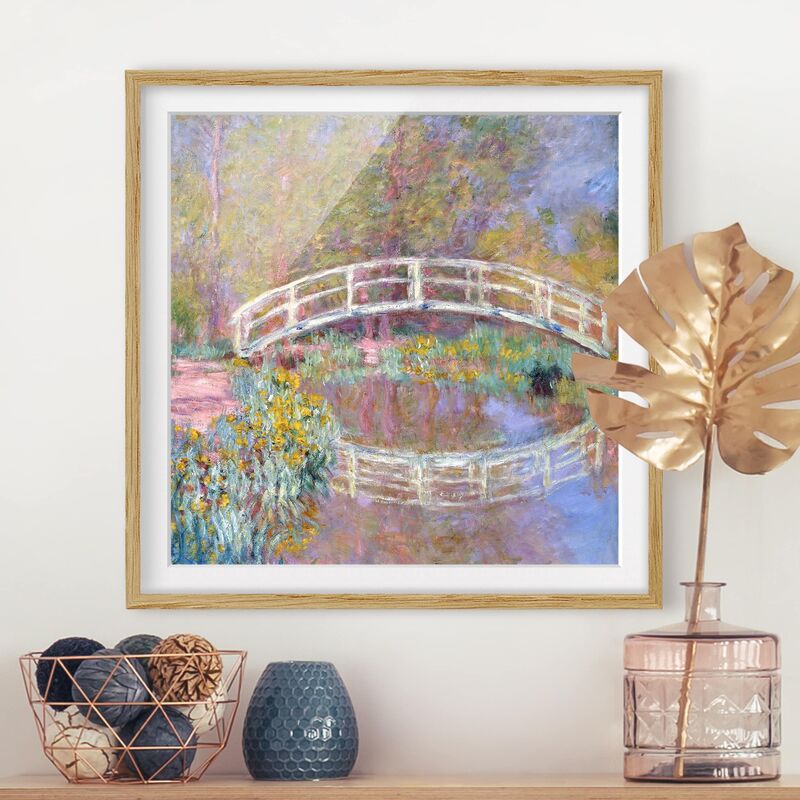 Póster enmarcado - Claude Monet - Bridge Monet'S Garden Dimensión LxA: 70cm x 70cm, Marco: Roble
Póster enmarcado - Claude Monet - Bridge Monet'S Garden Dimensión LxA: 70cm x 70cm, Marco: Roble