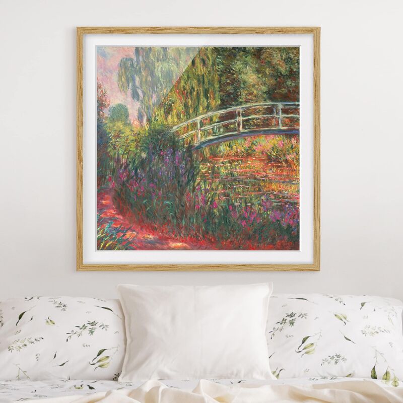 Póster enmarcado - Claude Monet - Ponte giapponese di Giverny Dimensión LxA: 50cm x 50cm, Marco: Roble
Póster enmarcado - Claude Monet - Ponte giapponese di Giverny Dimensión LxA: 50cm x 50cm, Marco: Roble
