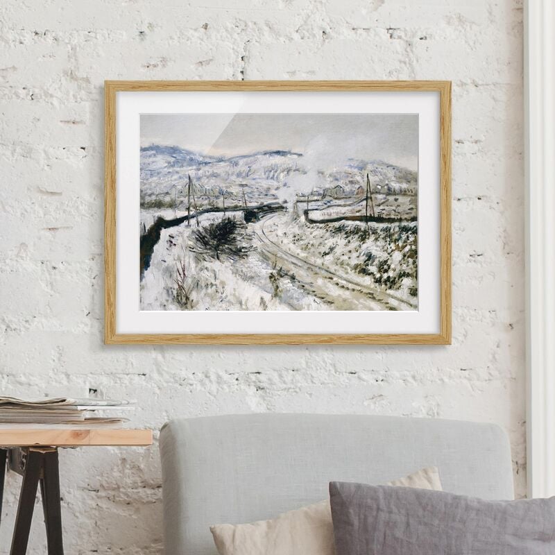Póster enmarcado - Claude Monet - Train In The Snow Dimensión LxA: 70cm x 100cm, Marco: Roble
Póster enmarcado - Claude Monet - Train In The Snow Dimensión LxA: 70cm x 100cm, Marco: Roble