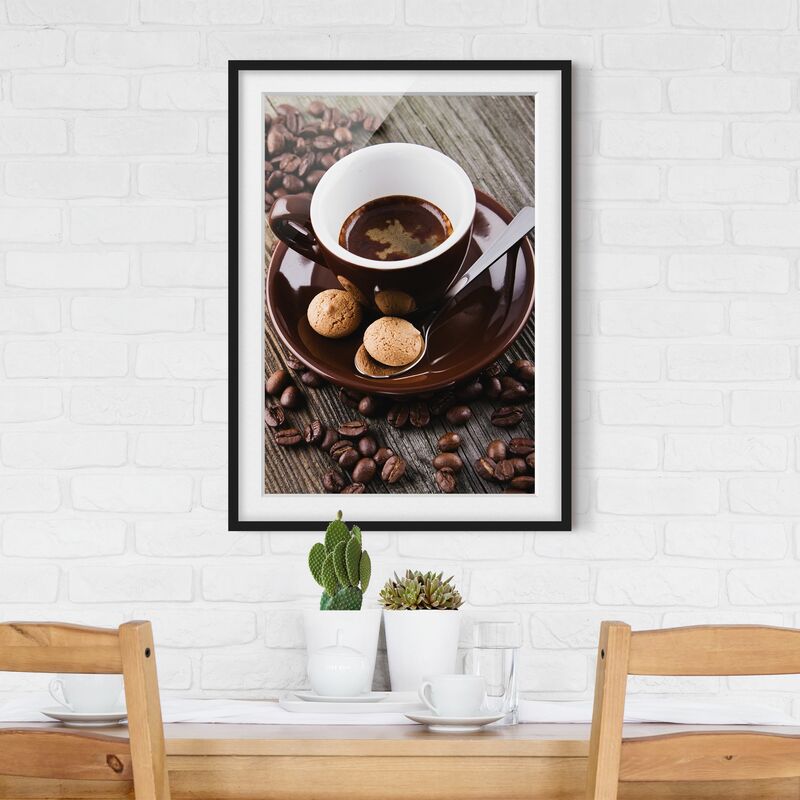 Póster enmarcado - Fagioli della tazza di caffè con il caffè Dimensión LxA: 70cm x 50cm, Marco: Negro
Póster enmarcado - Fagioli della tazza di caffè con il caffè Dimensión LxA: 70cm x 50cm, Marco: Negro