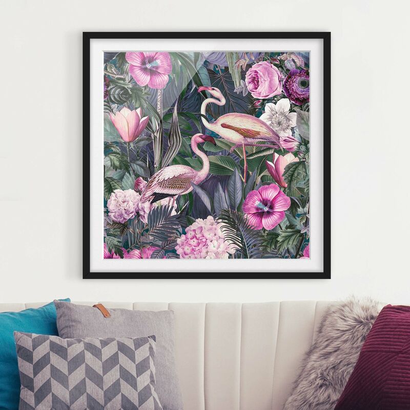 Póster enmarcado - Colorato collage - Fenicotteri Rosa In The Jungle Dimensión LxA: 70cm x 70cm, Marco: Negro
Póster enmarcado - Colorato collage - Fenicotteri Rosa In The Jungle Dimensión LxA: 70cm x 70cm, Marco: Negro