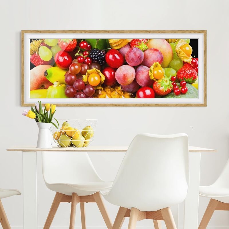 Póster enmarcado - Colorful Frutta Esotica Dimensión LxA: 40cm x 100cm, Marco: Roble
Póster enmarcado - Colorful Frutta Esotica Dimensión LxA: 40cm x 100cm, Marco: Roble