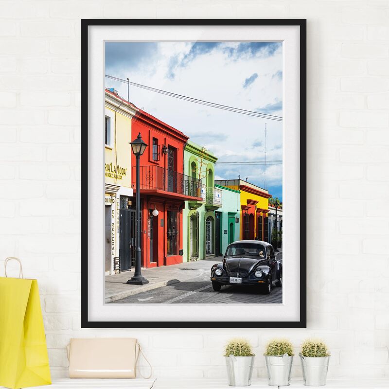 Póster enmarcado - Colorful Facades Black Beetle Dimensión LxA: 24cm x 18cm, Marco: Negro
Póster enmarcado - Colorful Facades Black Beetle Dimensión LxA: 24cm x 18cm, Marco: Negro