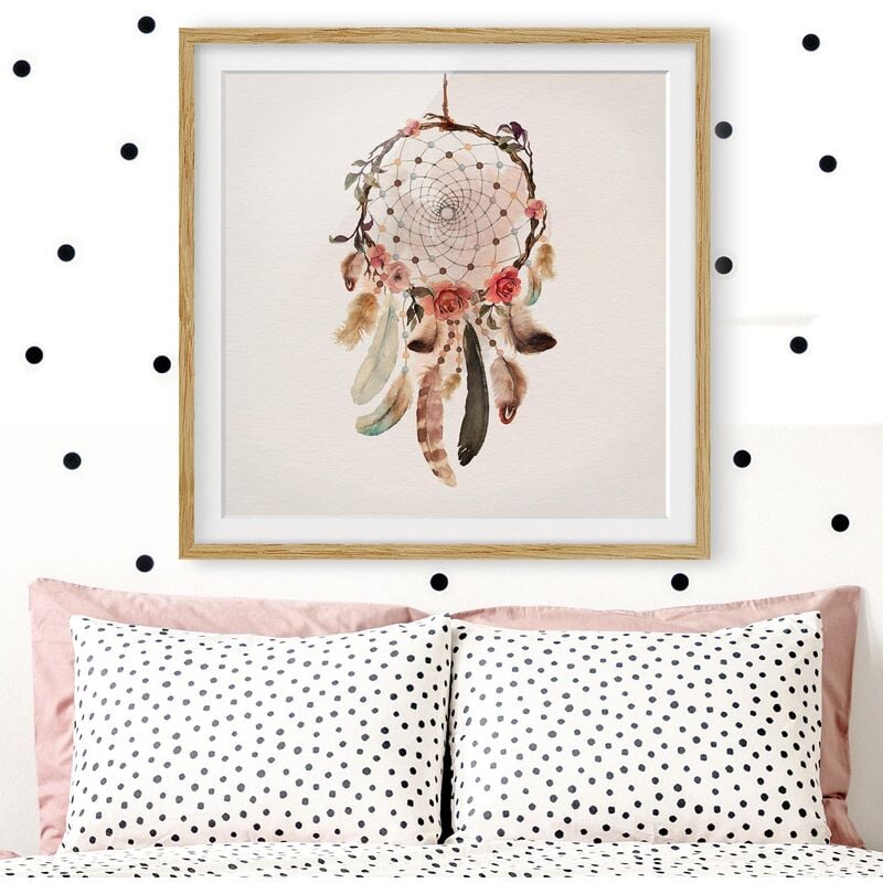 Póster enmarcado - Dream Catcher With Beads Dimensión LxA: 30cm x 30cm, Marco: Roble
Póster enmarcado - Dream Catcher With Beads Dimensión LxA: 30cm x 30cm, Marco: Roble