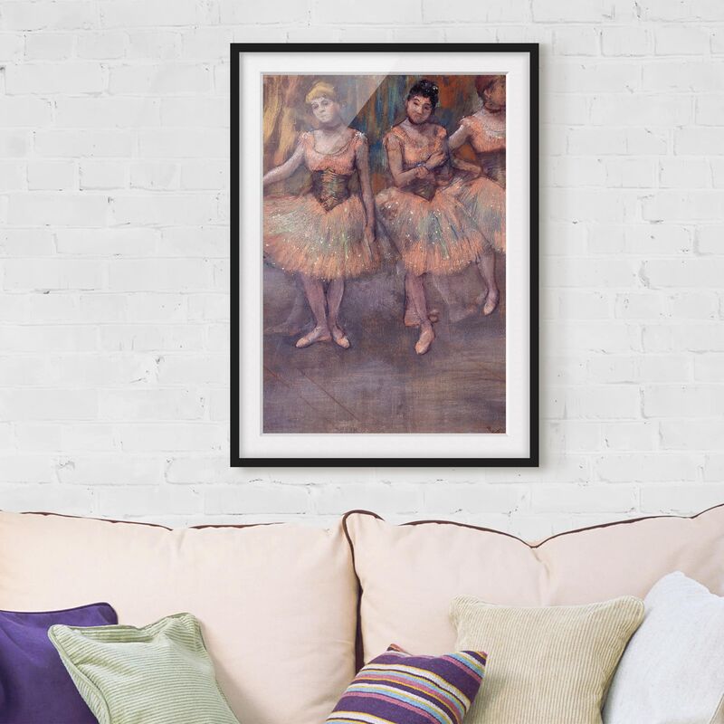 Póster enmarcado - Edgar Degas - Three Dancers Before Exercise Dimensión LxA: 70cm x 50cm, Marco: Negro
Póster enmarcado - Edgar Degas - Three Dancers Before Exercise Dimensión LxA: 70cm x 50cm, Marco: Negro