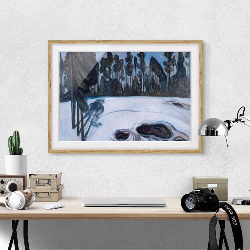 Póster enmarcado - Edvard Munch - Starry Night Dimensión LxA: 40cm x 55cm, Marco: Roble
Póster enmarcado - Edvard Munch - Starry Night Dimensión LxA: 40cm x 55cm, Marco: Roble