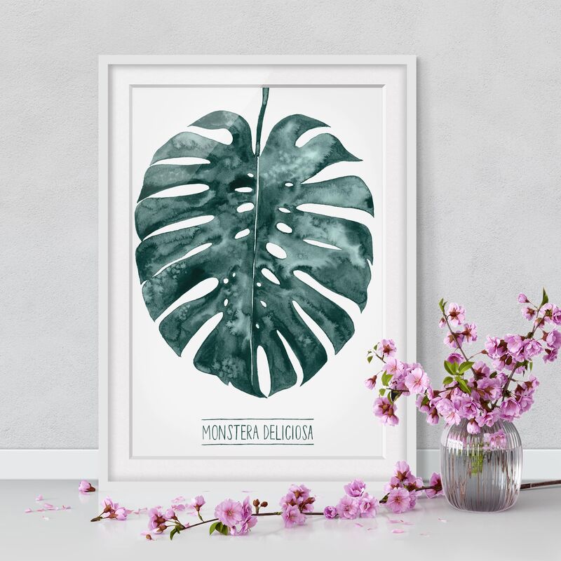 Póster enmarcado - Emerald Green Monstera Deliciosa Dimensión LxA: 100cm x 70cm, Marco: Roble
Póster enmarcado - Emerald Green Monstera Deliciosa Dimensión LxA: 100cm x 70cm, Marco: Roble