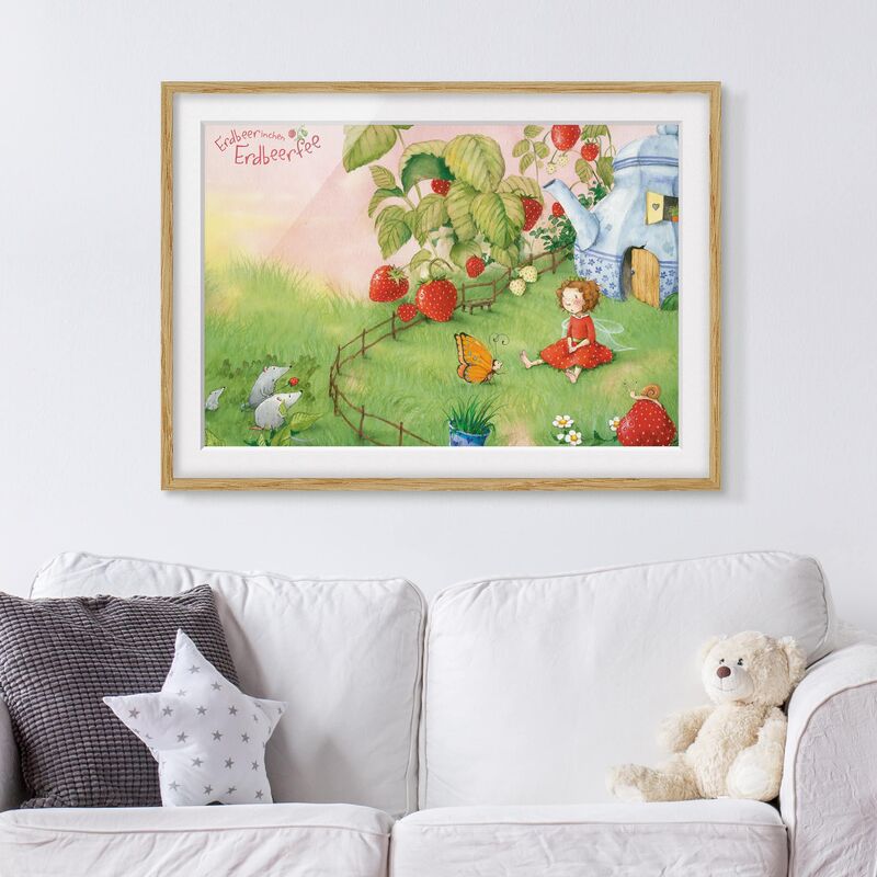 Póster enmarcado - Erdbeerinchen Erdbeerfee - In The Garden Dimensión LxA: 40cm x 55cm, Marco: Roble
Póster enmarcado - Erdbeerinchen Erdbeerfee - In The Garden Dimensión LxA: 40cm x 55cm, Marco: Roble