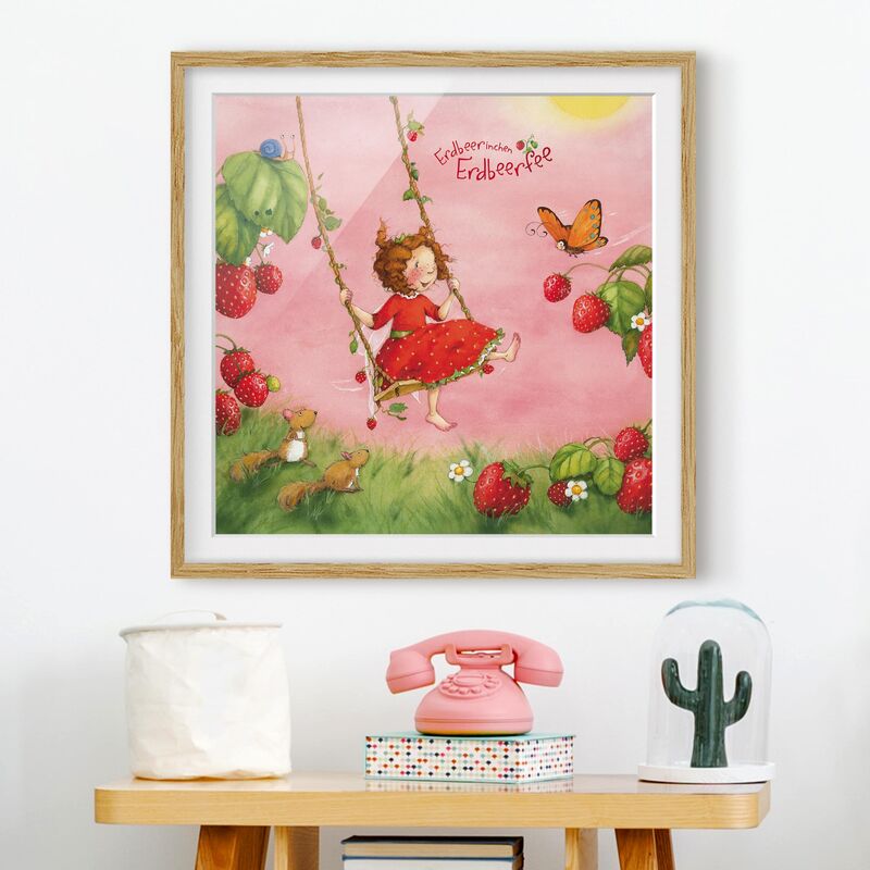 Póster enmarcado - Erdbeerinchen Erdbeerfee - Tree Swing Dimensión LxA: 30cm x 30cm, Marco: Roble
Póster enmarcado - Erdbeerinchen Erdbeerfee - Tree Swing Dimensión LxA: 30cm x 30cm, Marco: Roble