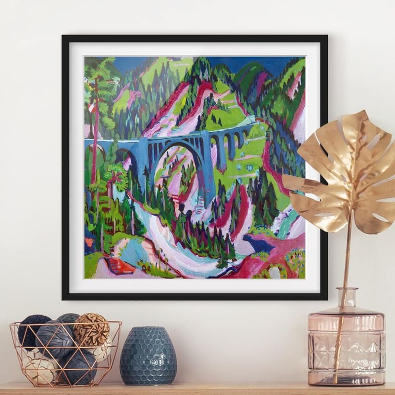 Póster enmarcado - Ernst Ludwig Kirchner - Bridge Near Wiesen Dimensión LxA: 70cm x 70cm, Marco: Negro
Póster enmarcado - Ernst Ludwig Kirchner - Bridge Near Wiesen Dimensión LxA: 70cm x 70cm, Marco: Negro