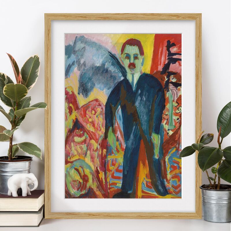 Póster enmarcado - Ernst Ludwig Kirchner - The Hospital Attendant Dimensión LxA: 100cm x 70cm, Marco: Roble
Póster enmarcado - Ernst Ludwig Kirchner - The Hospital Attendant Dimensión LxA: 100cm x 70cm, Marco: Roble