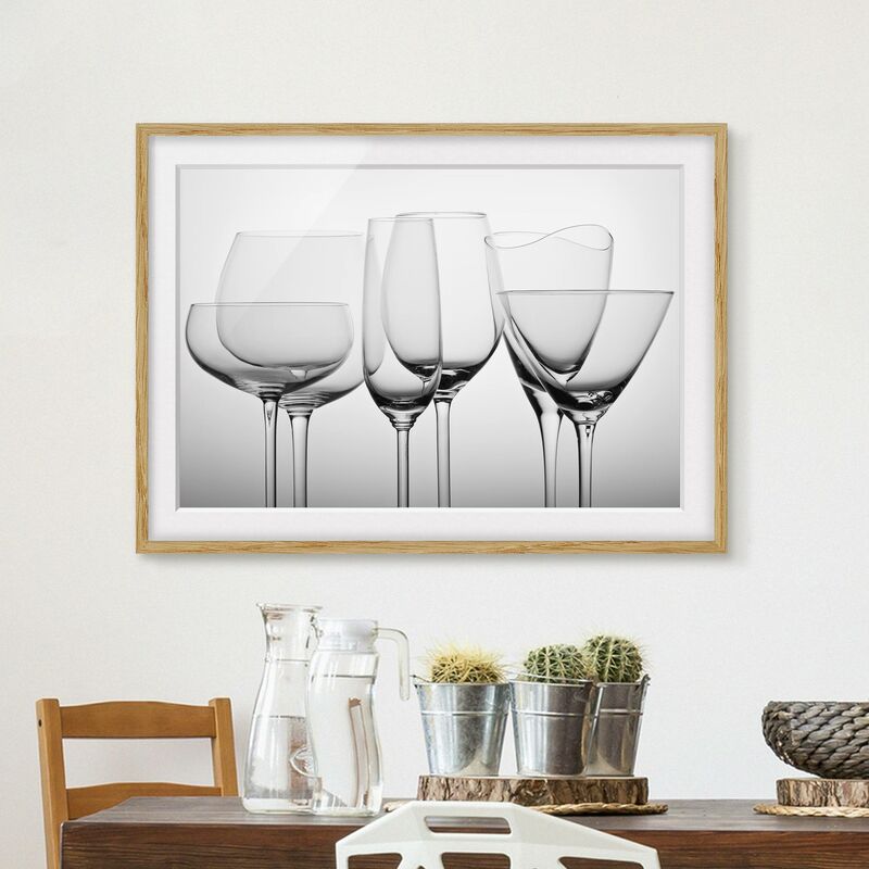 Póster enmarcado - Belle vetro Bianco e nero Dimensión LxA: 30cm x 40cm, Marco: Roble
Póster enmarcado - Belle vetro Bianco e nero Dimensión LxA: 30cm x 40cm, Marco: Roble