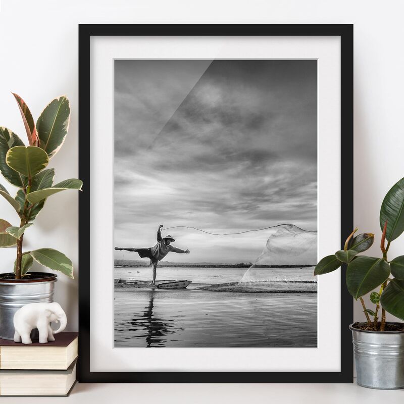 Póster enmarcado - Fisherman Casts Net Dimensión LxA: 40cm x 30cm, Marco: Negro
Póster enmarcado - Fisherman Casts Net Dimensión LxA: 40cm x 30cm, Marco: Negro