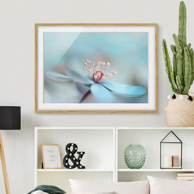 Póster enmarcado - Flowers In Light Blue Dimensión LxA: 70cm x 100cm, Marco: Roble
Póster enmarcado - Flowers In Light Blue Dimensión LxA: 70cm x 100cm, Marco: Roble