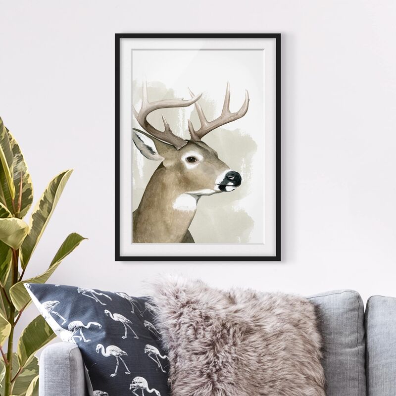 Póster enmarcado - Forest Friends - Hirsch Dimensión LxA: 55cm x 40cm, Marco: Negro
Póster enmarcado - Forest Friends - Hirsch Dimensión LxA: 55cm x 40cm, Marco: Negro