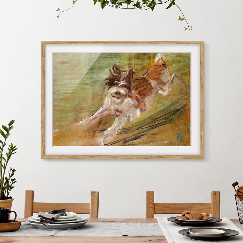 Póster enmarcado - Franz Marc - Jumping Dog Dimensión LxA: 70cm x 100cm, Marco: Roble
Póster enmarcado - Franz Marc - Jumping Dog Dimensión LxA: 70cm x 100cm, Marco: Roble