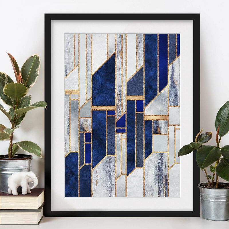 Póster enmarcado - Forme geometriche con oro Dimensión LxA: 100cm x 70cm, Marco: Negro
Póster enmarcado - Forme geometriche con oro Dimensión LxA: 100cm x 70cm, Marco: Negro