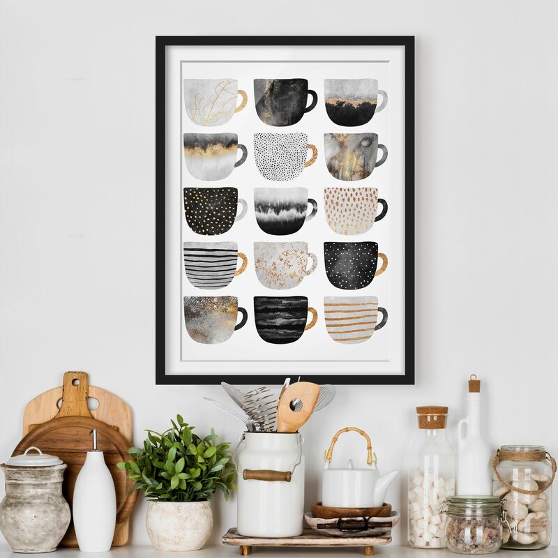 Póster enmarcado - Coppa d'oro di bianco e nero Dimensión LxA: 100cm x 70cm, Marco: Negro
Póster enmarcado - Coppa d'oro di bianco e nero Dimensión LxA: 100cm x 70cm, Marco: Negro