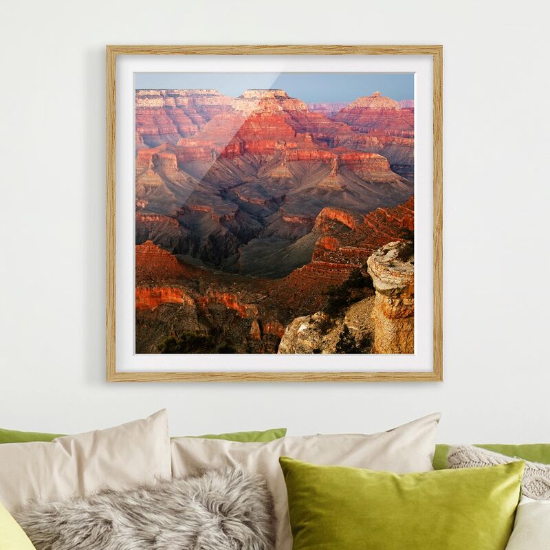 Póster enmarcado - Grand Canyon After Sunset Dimensión LxA: 20cm x 20cm, Marco: Roble
Póster enmarcado - Grand Canyon After Sunset Dimensión LxA: 20cm x 20cm, Marco: Roble