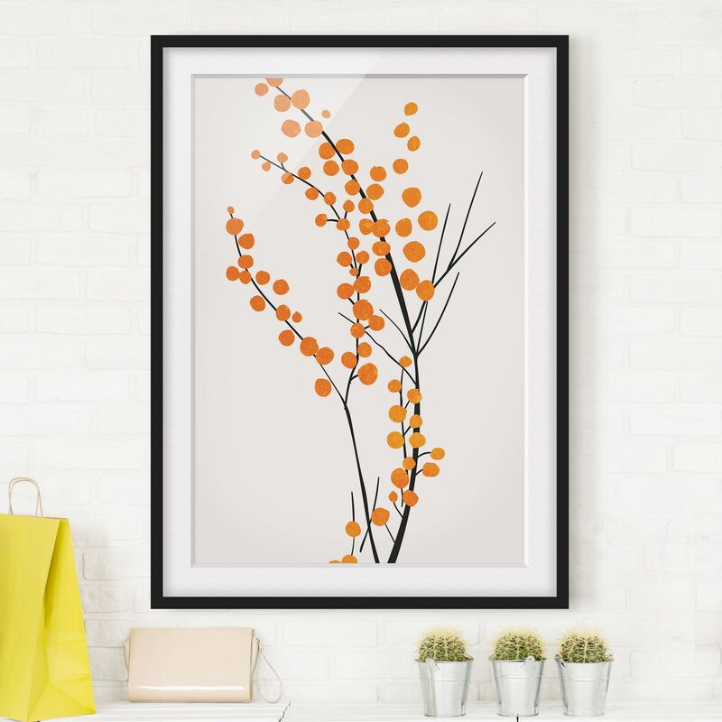 Póster enmarcado - Mondo vegetale grafico - Bacche in arancione Dimensión LxA: 24cm x 18cm, Marco: Negro
Póster enmarcado - Mondo vegetale grafico - Bacche in arancione Dimensión LxA: 24cm x 18cm, Marco: Negro